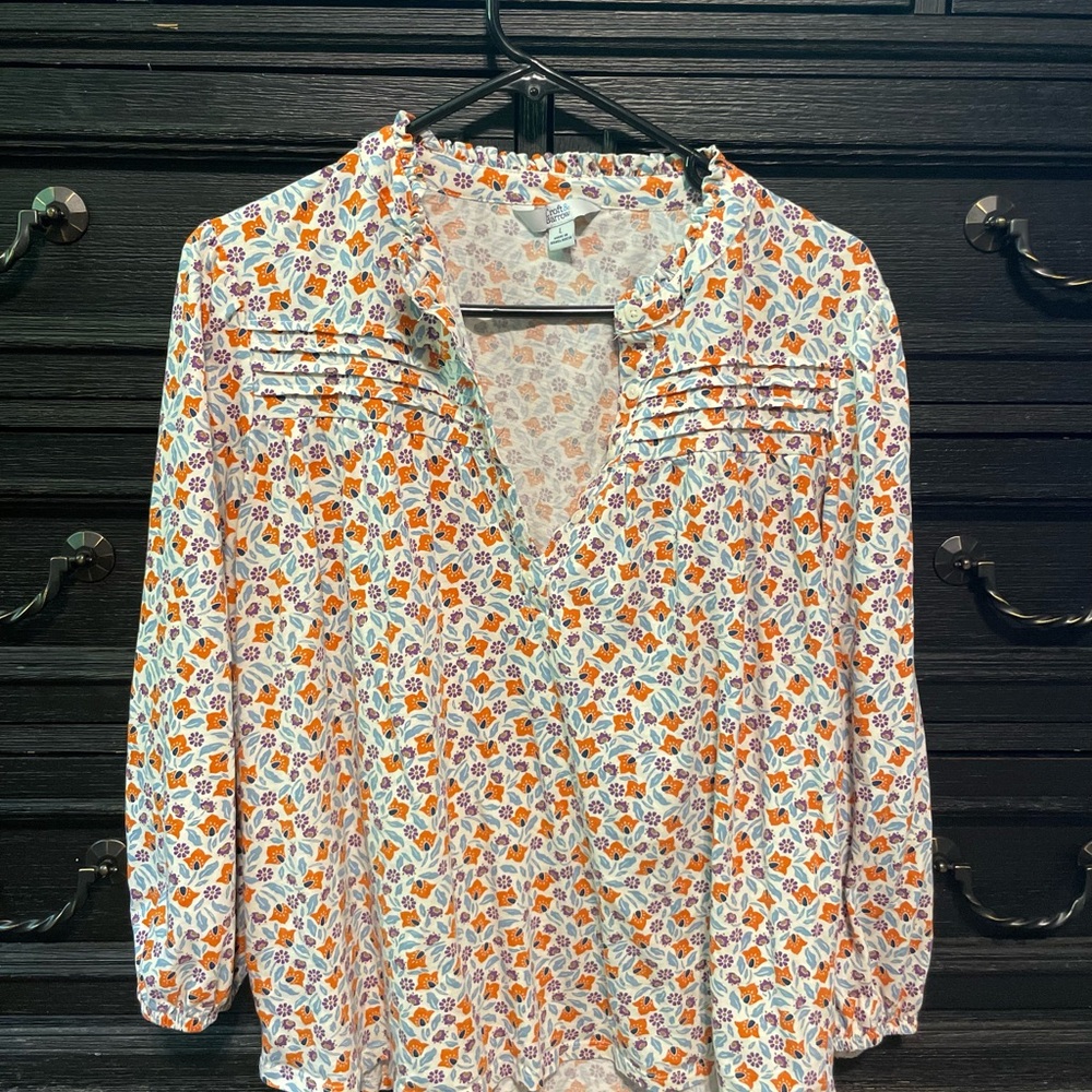 Croft & Barrow Multicolor Floral Blouse